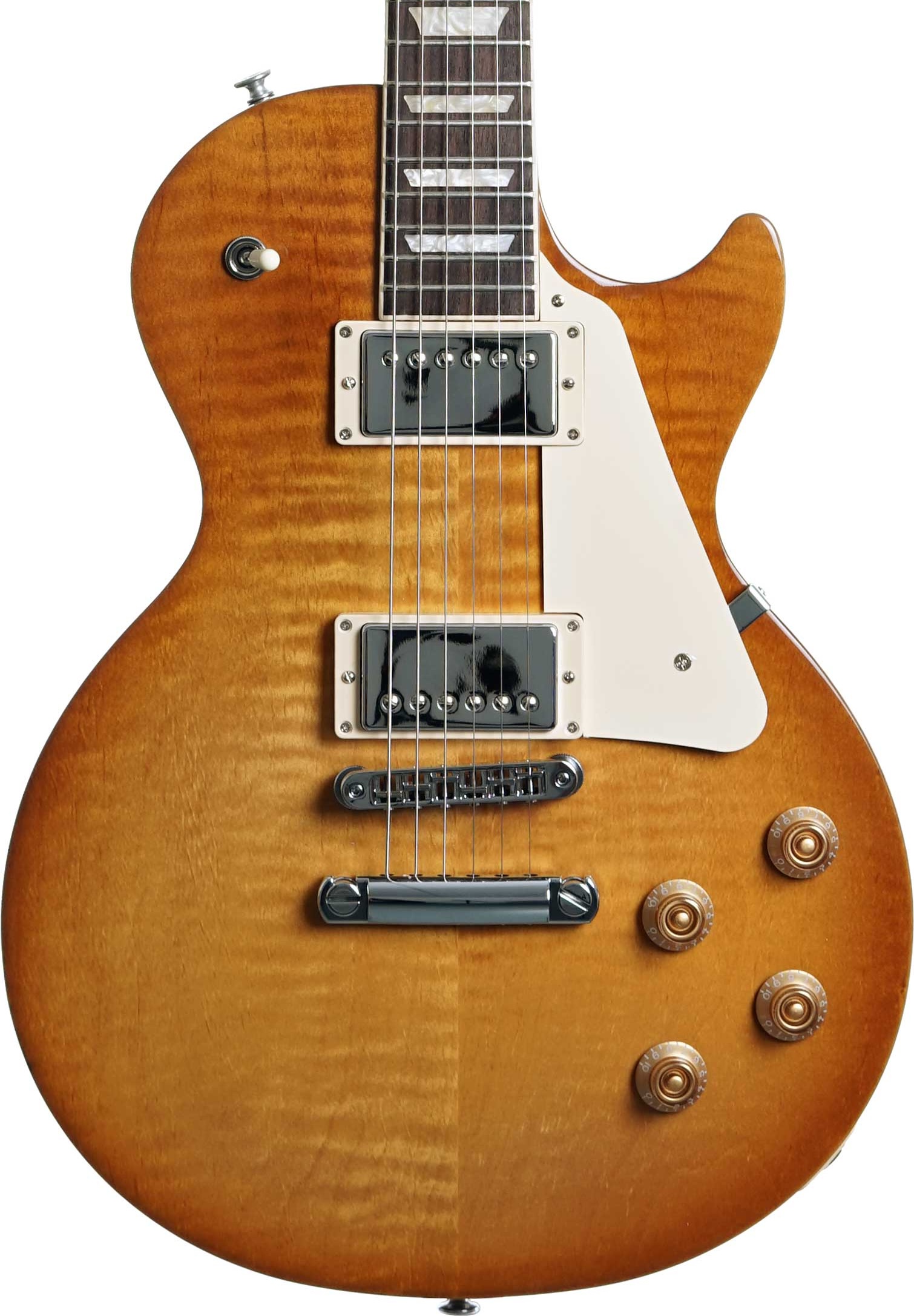 ギター Gibson USA Les Paul studio nitro Gibson Les Paul Studio Figured in Dirty Lemon Burst - Andertons